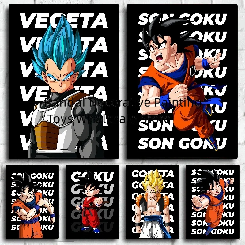 

Classic Anime Dragon Ball Goku Canvas Pictures Decoration Paintings Poster HD Prints Wall Art Modular for Living Room Decor Gift