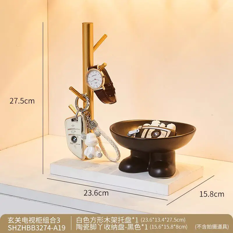 High-end aesthetic vase with artificial flowers for desktop decoration