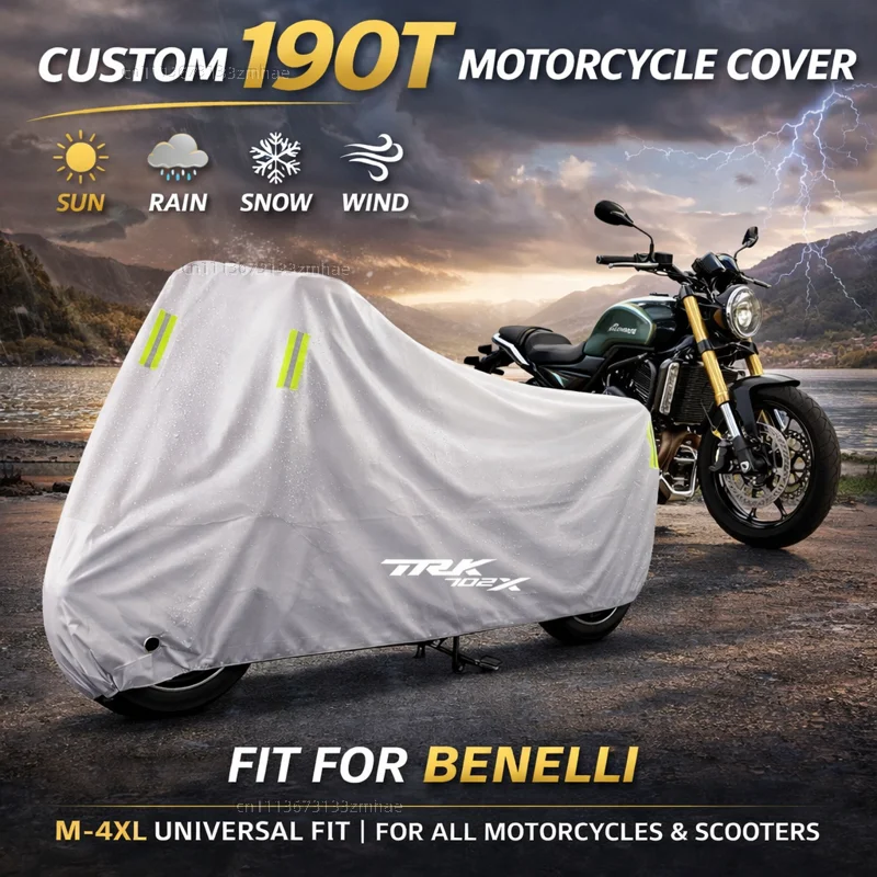 

Чехол для мотоцикла Benelli TRK702X TRK 702 X Trk 702x, водонепроницаемый, сверхпрочный, для улицы, защита от дождя, пыли и солнца