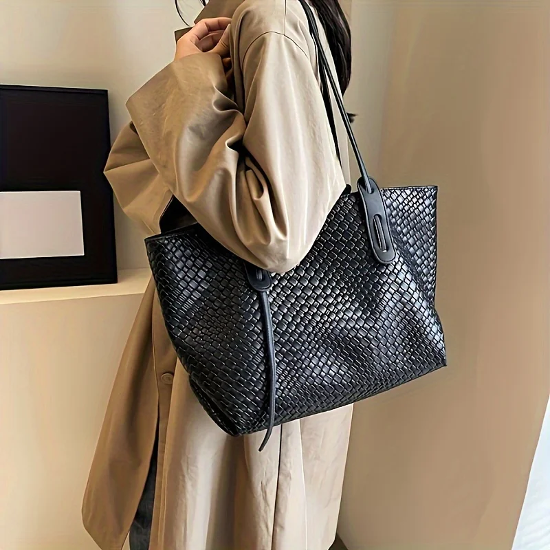 

New Women's Fashion Tote Bag, High-End Versatile Large Capacity Bag, Casual Shoulder Bag for Work Commute Daily Use