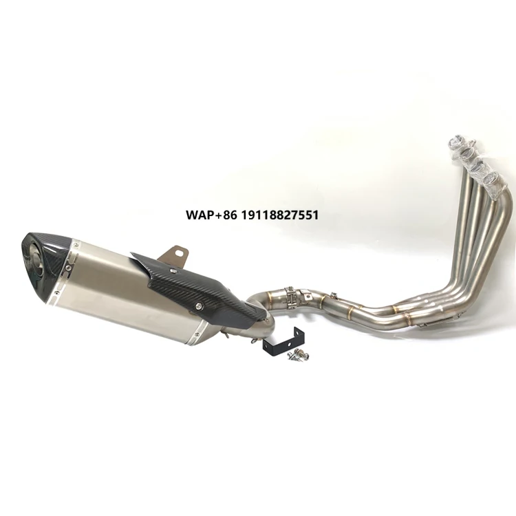 

Stainless Steel Exhaust Pipe Full Exhaust System for CBR650R CB650R CBR650F CB650F Exhaust Carbon Fiber