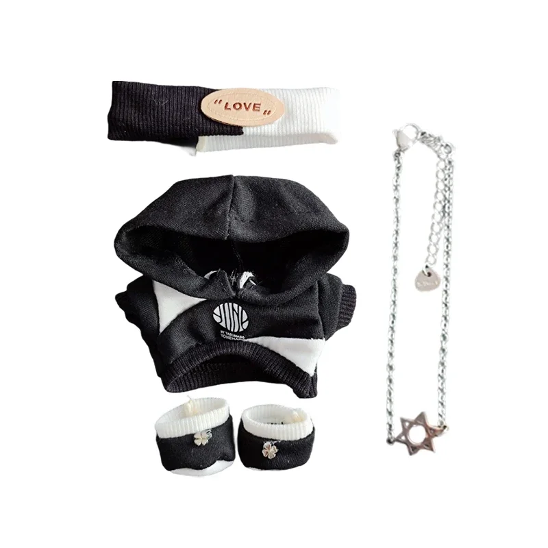 Per 15/17 centimetri Carino Mini Peluche Labubu Abbigliamento della Bambola Vestito Kawaii Card Captor Sakura Stile Labubu Idol Bambole Accessori di Abbigliamento