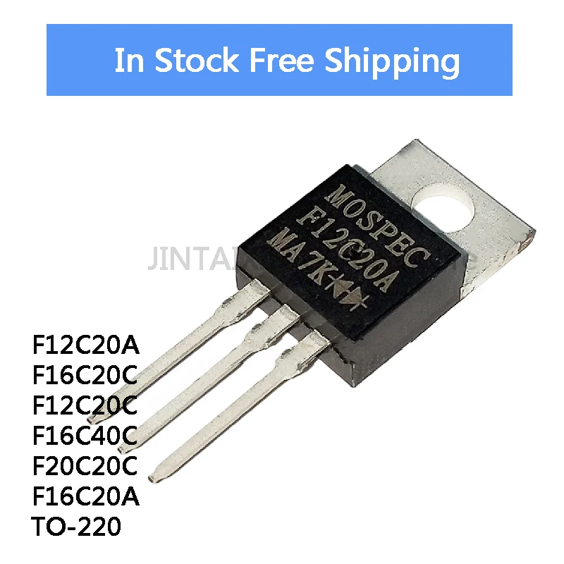 10Pcs F12C20A F16C20C F12C20C  F16C40C F20C20C F16C20A TO-220 IC Chip
