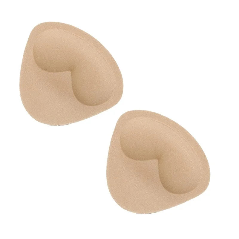 自己粘着ブラジャープッシュアップ再利用可能なブラジャーインサートパッドスティックオンソフト胸エンハンサーパッドスポンジ胸リフトパッドビキニカップエンハンサー