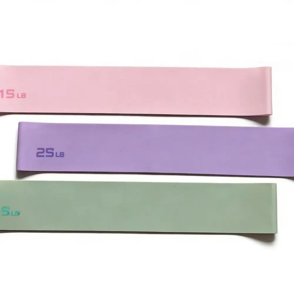 

3Pcs/set Elastic Yoga Resistance Exercise Bands 15/25/35 LB Silicone Dance Stretch Band Yoga Stretching Belt Workout Equipment