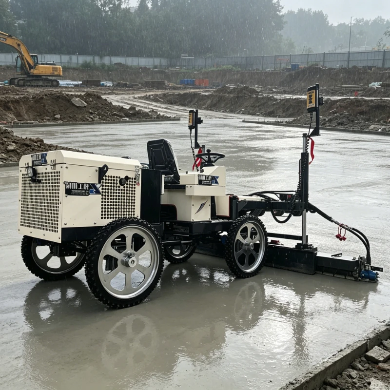 Perfect for Infrastructure Construction Projects Hydraulic Laser Screed Machine Surface Smoothing for Municipal Roads Customized