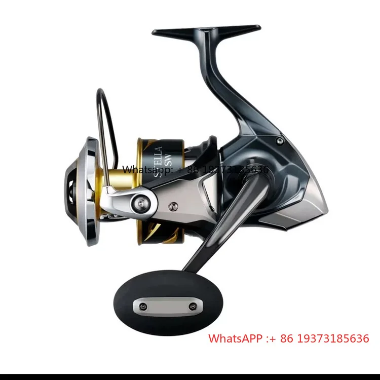 Japan Quality 2025 for SW Big Spool Spinning Reel High Gear Ratio Right Hand Magnesium Alloy River & Lake Fishing Wheel