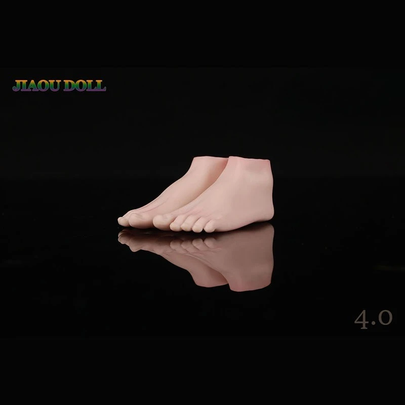 JIAOUL دمية 1/6 مقياس أنثى الجندي الجسم استبدال شكل اليد شكل القدم غرامة اللوحة القمح/شاحب/الوردي عمل أرقام الإكسسوار #3