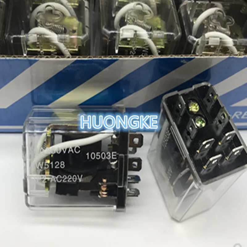 1PCS/LOT HP2-AC220V AW5128 10A250VAC 8-pin 8-plug two-switch two-close power relay