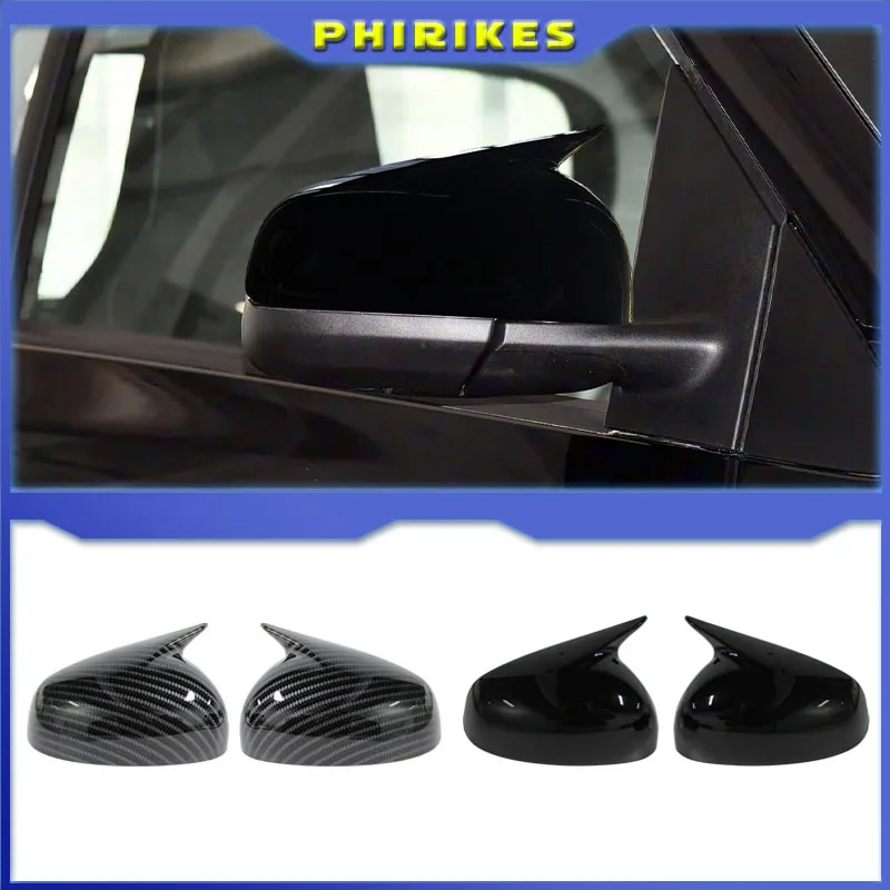 

For Mercedes Benz Smart Fortwo W453 2015-2024 2x Car Sticker Rearview Side Mirror Cover Wing Cap Exterior Case Trim Accessories