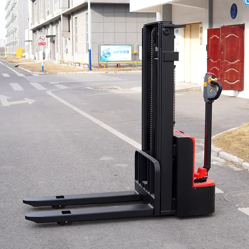 

Self Loading Lifting Portable Forklift Electric Stacker