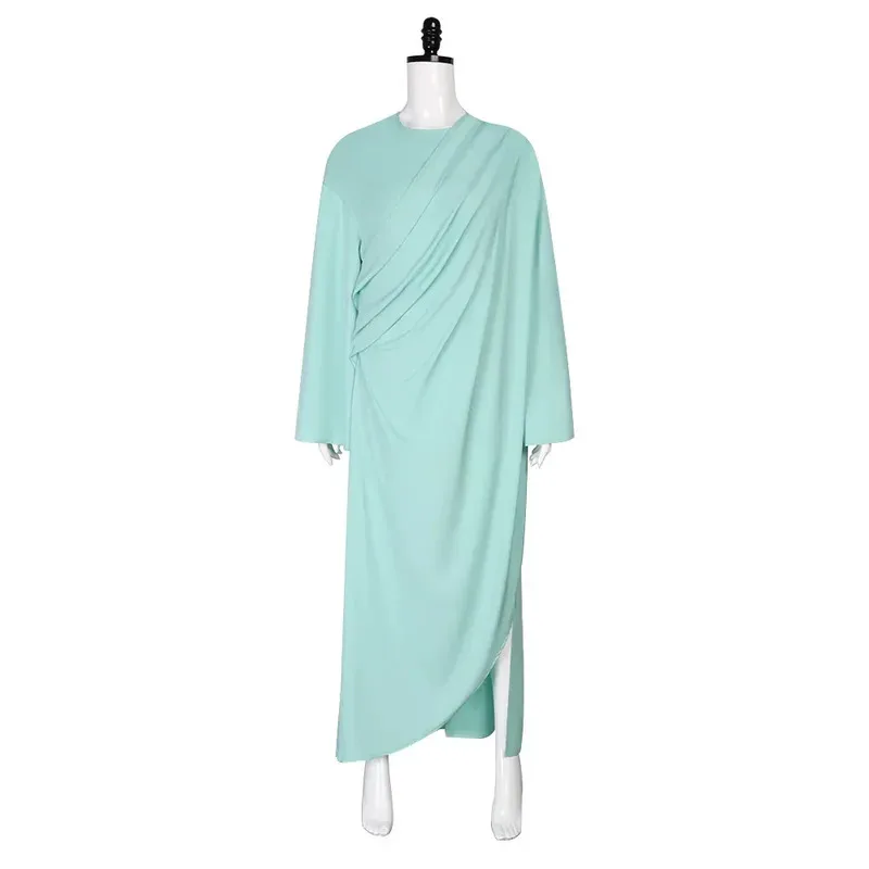 qa156Statue of Cosplay Adult Lady Liberty Costume Green Women Patriotic Collection Halloween Party Fancy Dress Headwear