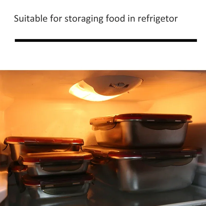 304 الفولاذ المقاوم للصدأ الغداء بينتو صندوق مختومة مانعة للتسرب المحمولة صندوق تخزين المواد الغذائية المنزلية مخلل صندوق الثلاجة الغذاء الحاويات