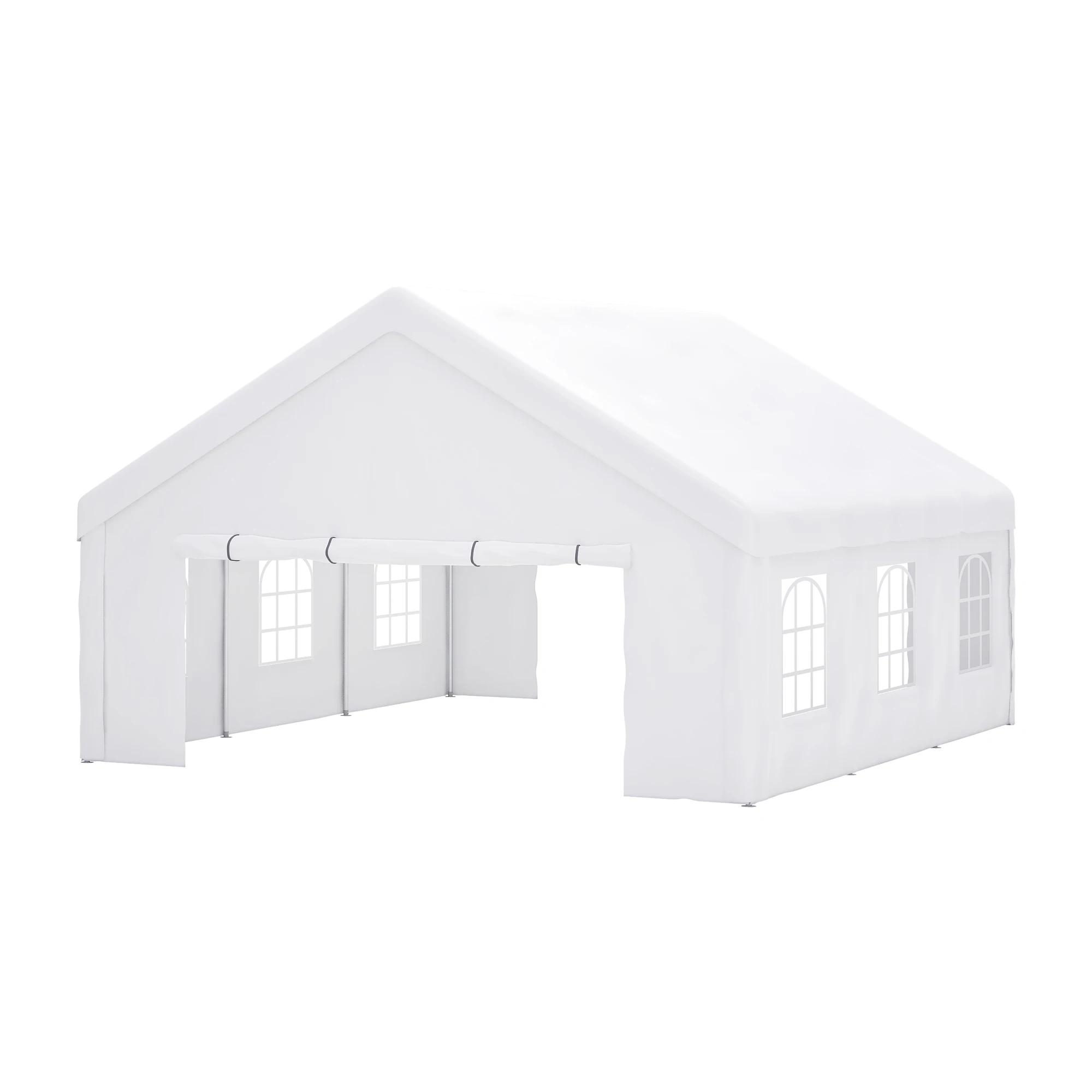 LZBEITEM 20x20FT Party Tent Heavy Duty, Large Wedding Event Shelters with 2 Storage Bags & Removable Sidewalls