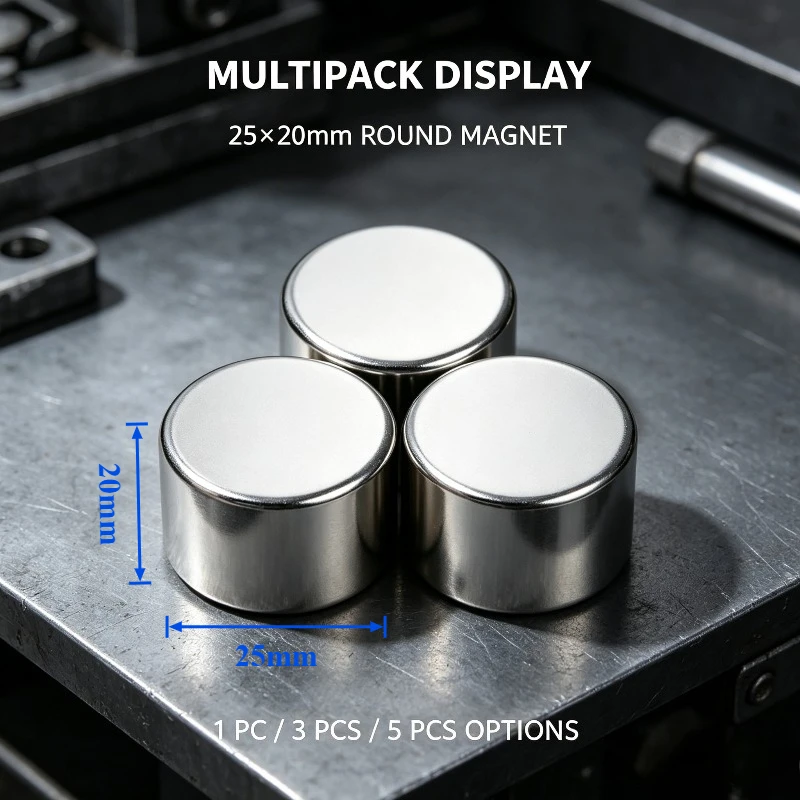 25x20 mm Round Disc Neodymium Magnet 25*20 mm Powerful Super Strong Permanent NdFeB Magnet for DIY Handmade Home Decor Crafts