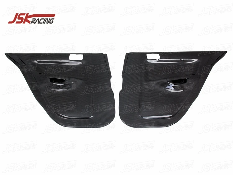 CARBON FIBER INSIDE DOOR PLATE (4 PCS) for 2008-2015 MITSUBISHI LANCER EVOLUTION EVO 10