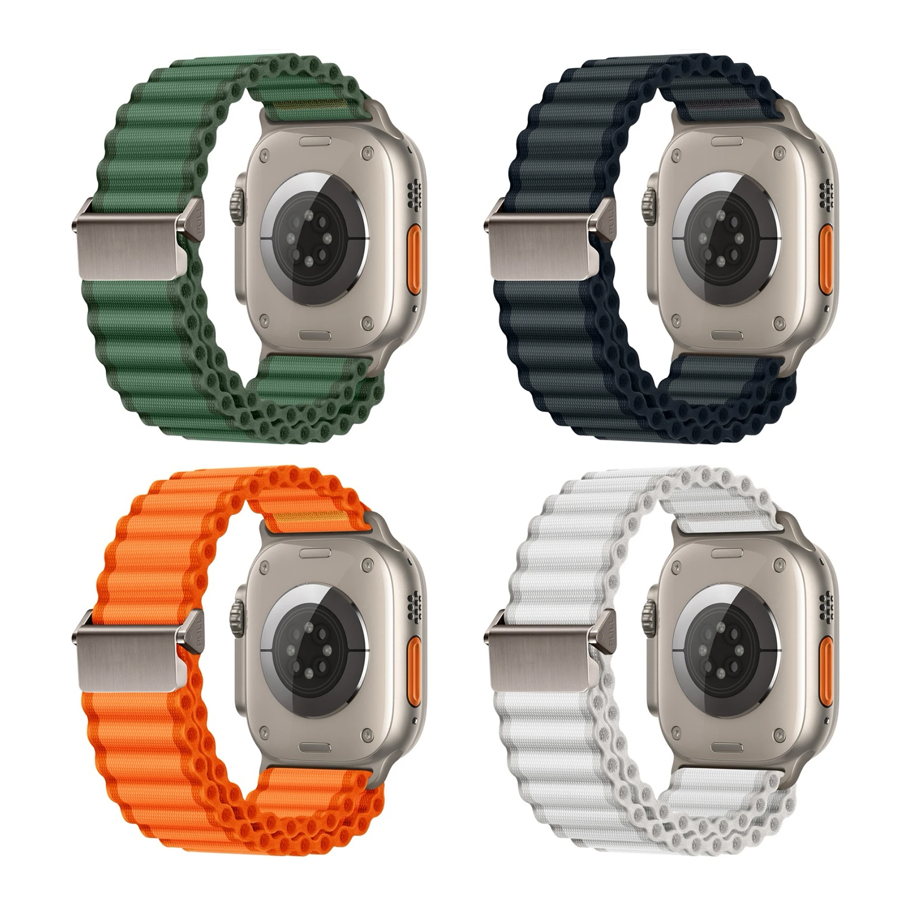 Nylon Loop Band For Apple Watch 10 11 46/42mm Strap Weaves Bracelet For iWatch 9 8 7 5 4 SE3 Ultra 3 49mm Replaceable Wristband