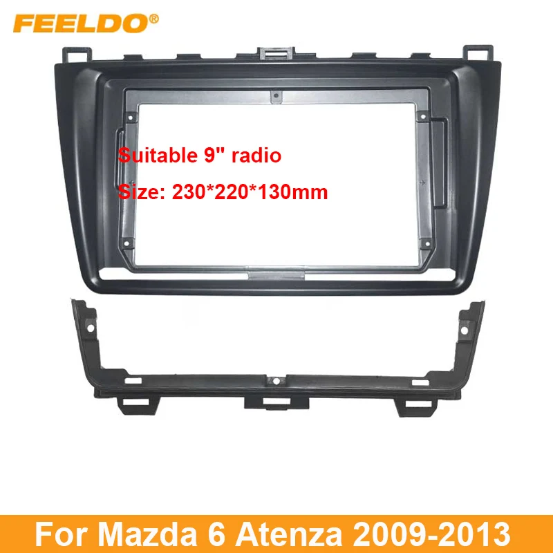 FEELDO Car Stereo Audio Fascia Frame Adapter For Mazda 6/Atenza 9