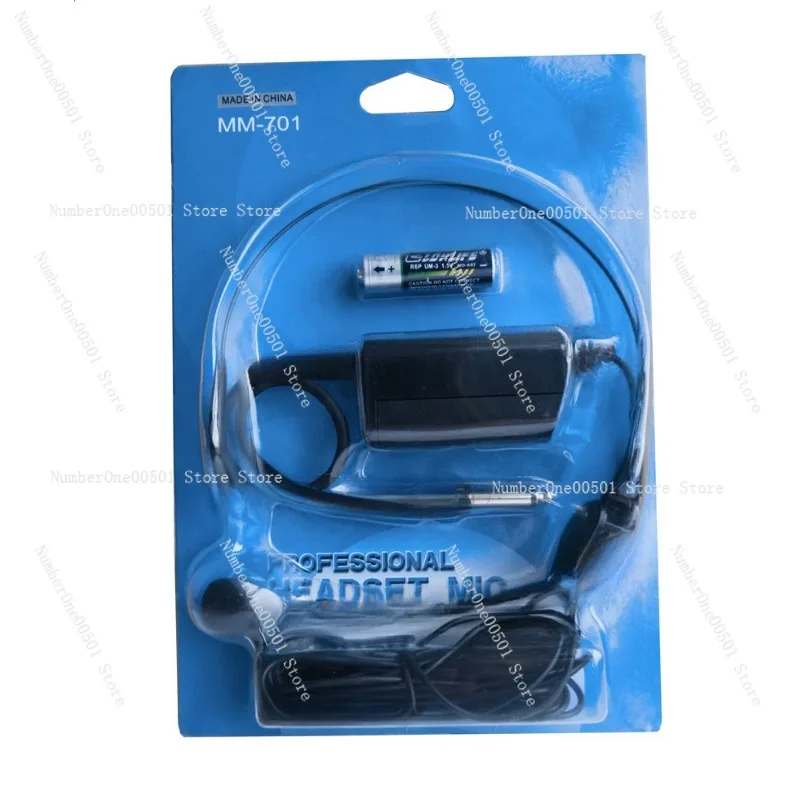 

MM701 + condenser microphone, musical instrument pickup microphone 5 meters wire, head-mounted microphone