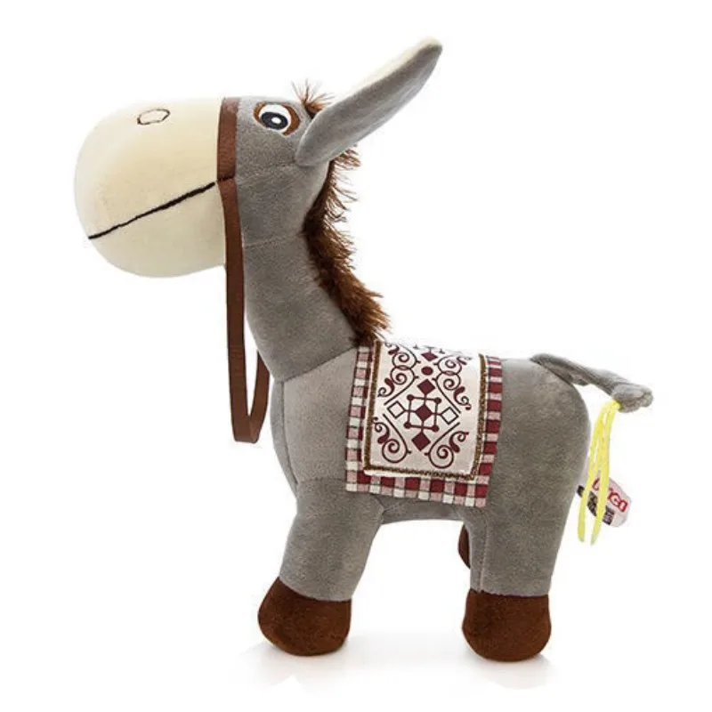 

25CM Lovely Little Donkey Soft Stuffed Plush Doll Toy Kids Accompany Sleep Cloth Doll Toy Birthday Party Home Decor Gift