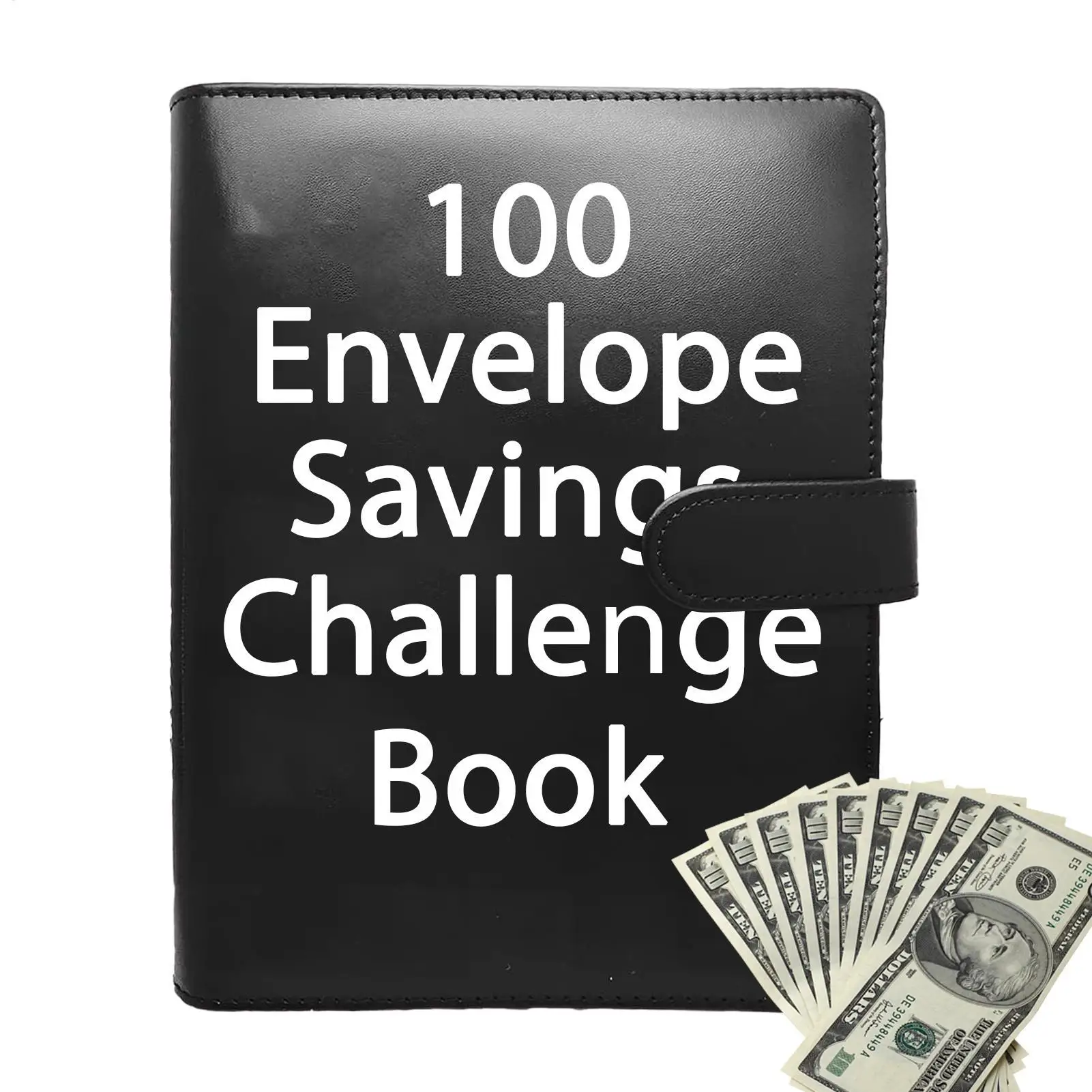 100 Envelope Challenge Binder Save Savings Challenges LooseLeaf Binder Budget Binder With Cash Envelopes Money Organizer System view 3