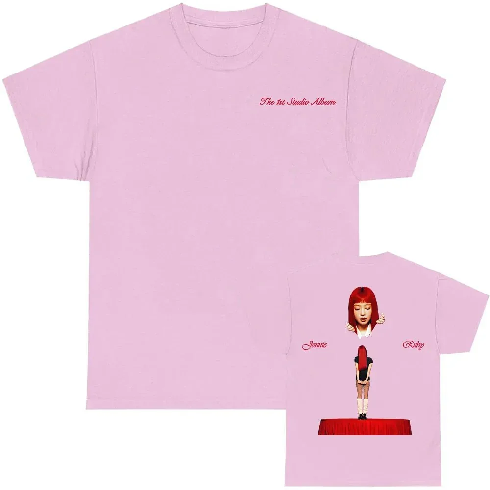Jenny Ruby 2026 MadCool Music Festival Double-sided Pattern K-pop Cotton Men's and Women's Universal Short-Sleeved T-Shirt - view 3