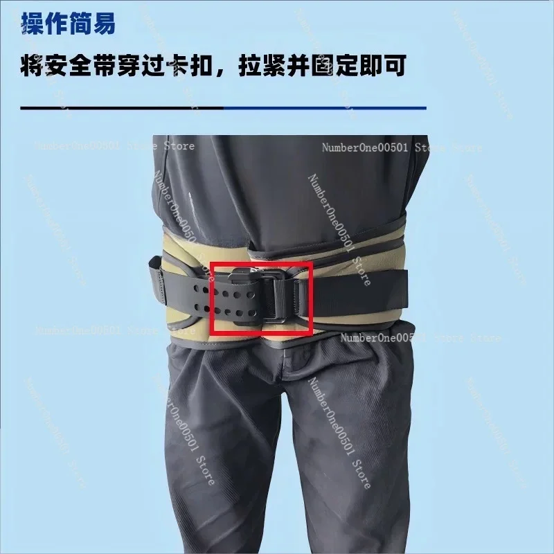 Medical Pelvic Fracture Binder Adjustable Hook and Loop Emergency Stabilization Splint for Pelvis Immobilization