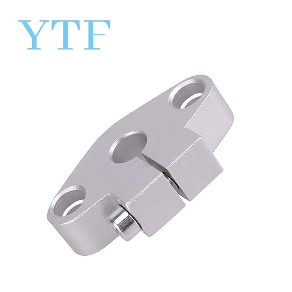 1pcs SHF8 SHF10 SHF12 Linear Shaft Support 3D Printers Parts 8/12/10 mm Horizontal Bearings Rail For XYZ Table CNC Route Holder