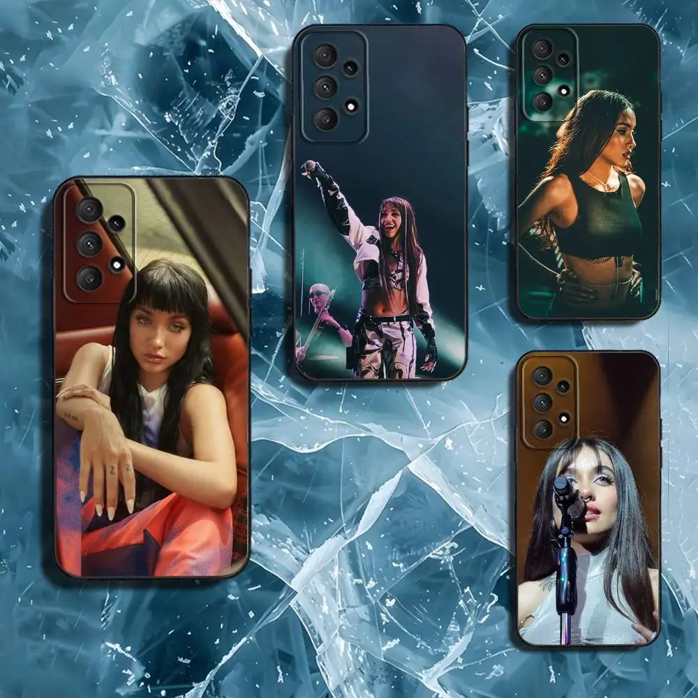 

MARIA B-Becerra Singer Phone Case For Samsung Galaxy A13,A21s,A22,A31,A32,A52,A53,A71,A80,Soft Black Shell