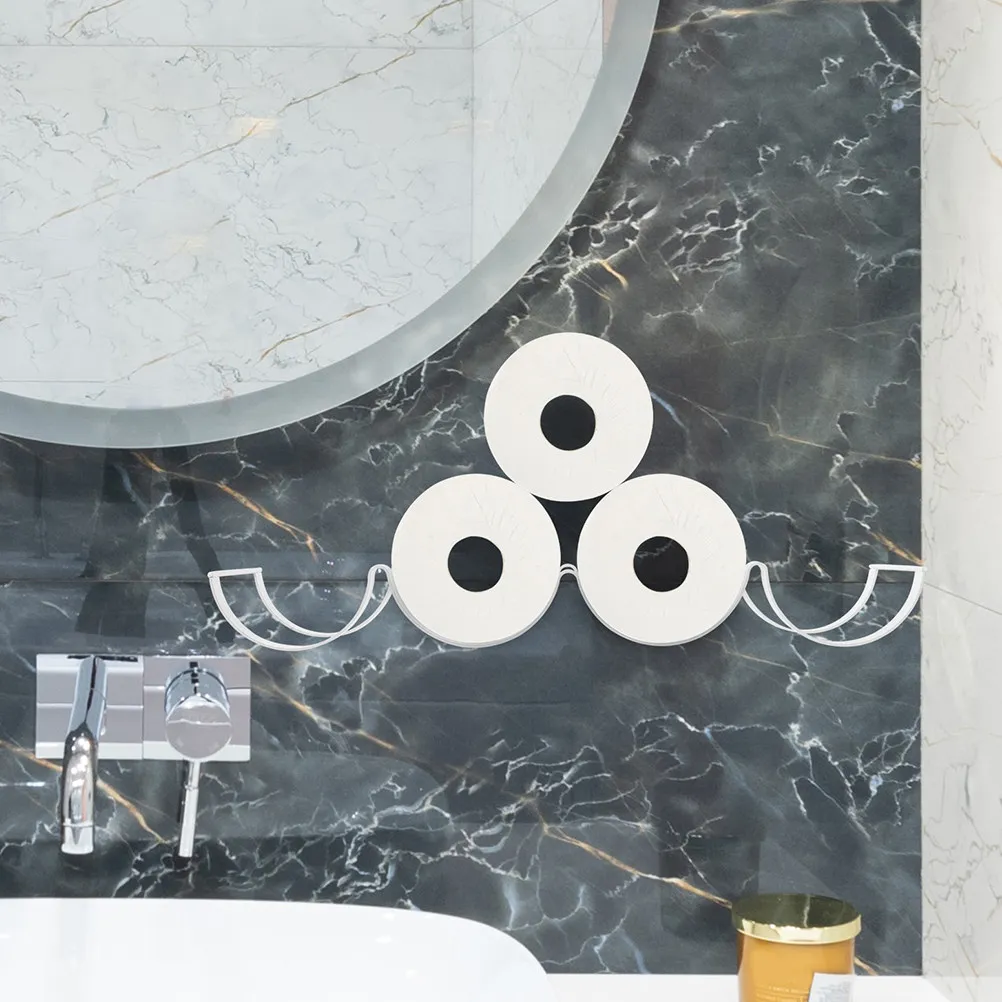 

Держатель для бумажных полотенец из металла, современная подставка для рулонов, стильный волнообразный органайзер для ванной и кухни, держатель для туалетной бумаги