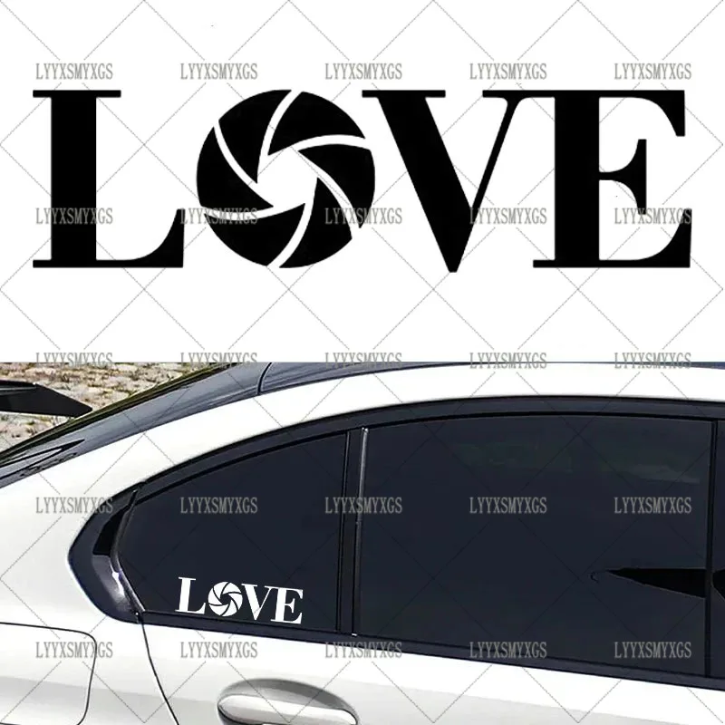 

Self-Adhesive Custom Love Photography Car Stickers Waterproof Sunscreen Vinyl Decal PVC Wholesale Car Decoration