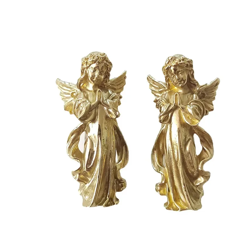 Brass Little Angel Drawer Handle Creative European Style Cabinet Door Handle American Style Counter Mounted Wardrobe Handle