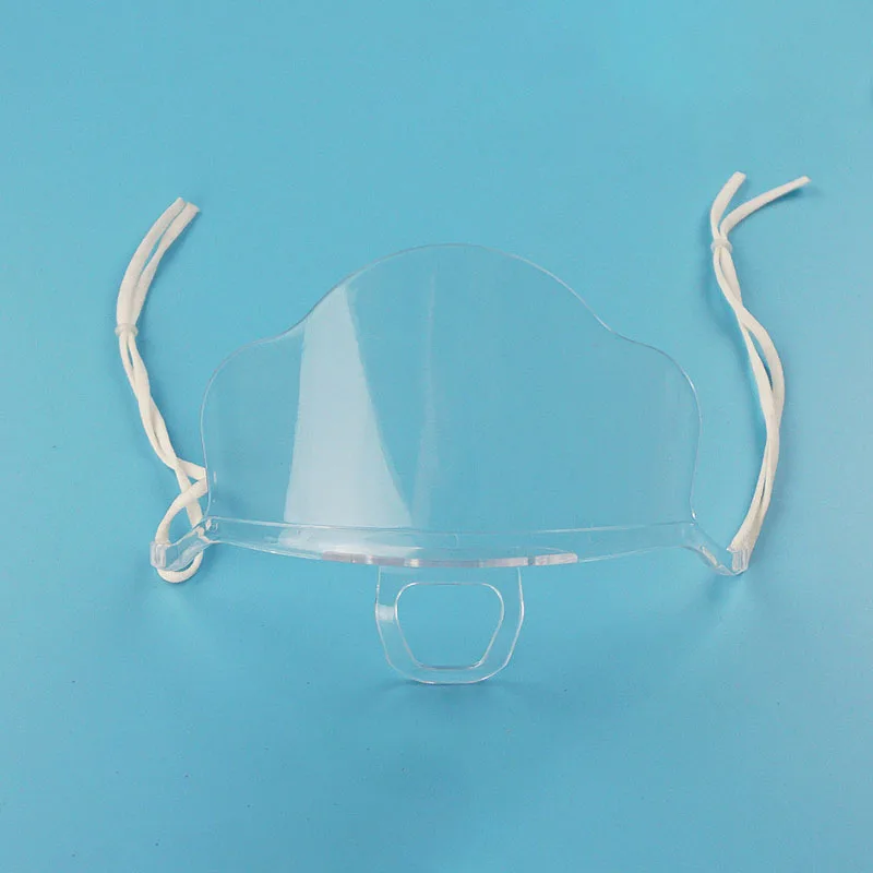10-20-40/PCS mask catering transparent mask anti-fog environmental protection plastic food hotel kitchen prevent saliva
