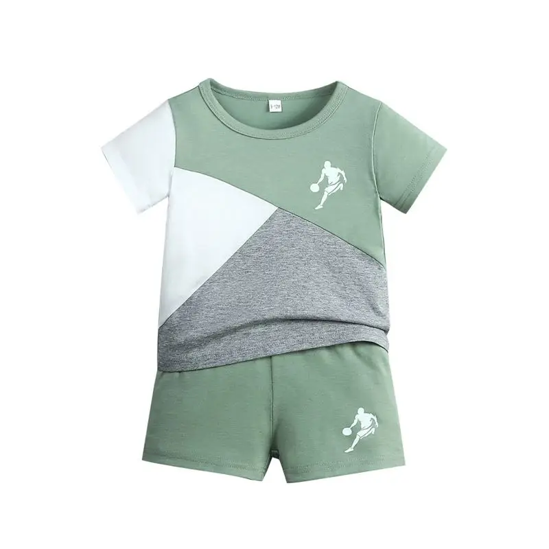 

0-3 years Children Boys' Sport Suit Comfortable Breathable Kids Summer Short Sleeve Shirts with shorts 2pcs Baby Boys Set