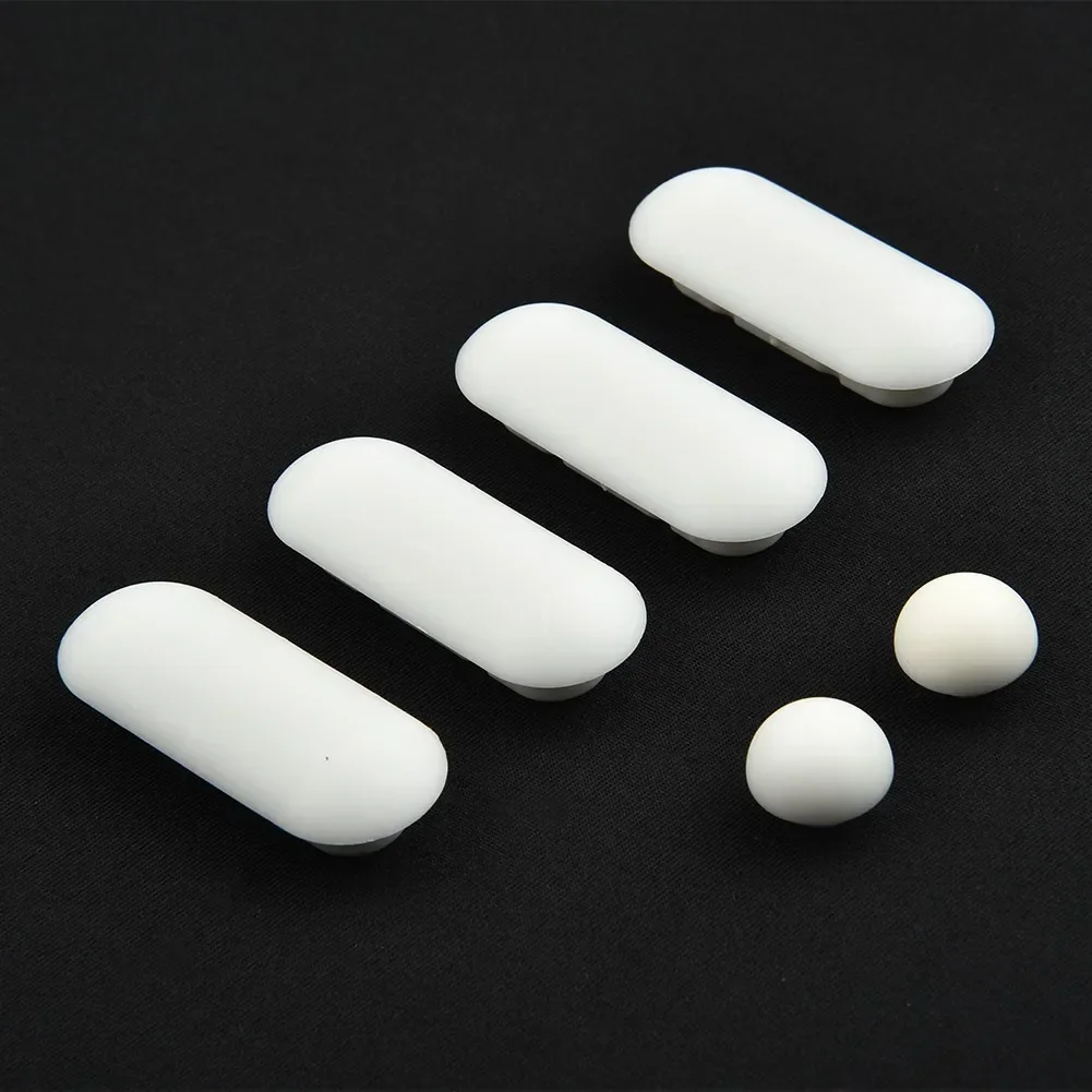 6Pc Toilet Lid Cushions Toilet Seat Cushions Rubber Pad Buffers Pack Bathroom White Stop Bumper Universal-Type Shock Absorber