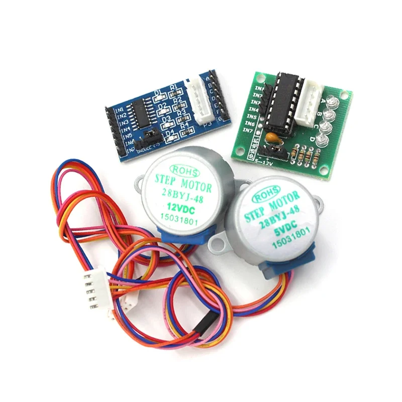 

Stepper motor 28BYJ48 ULN2003 driver board 4 phase 5 wire 5V12V stepper motor reduction motor