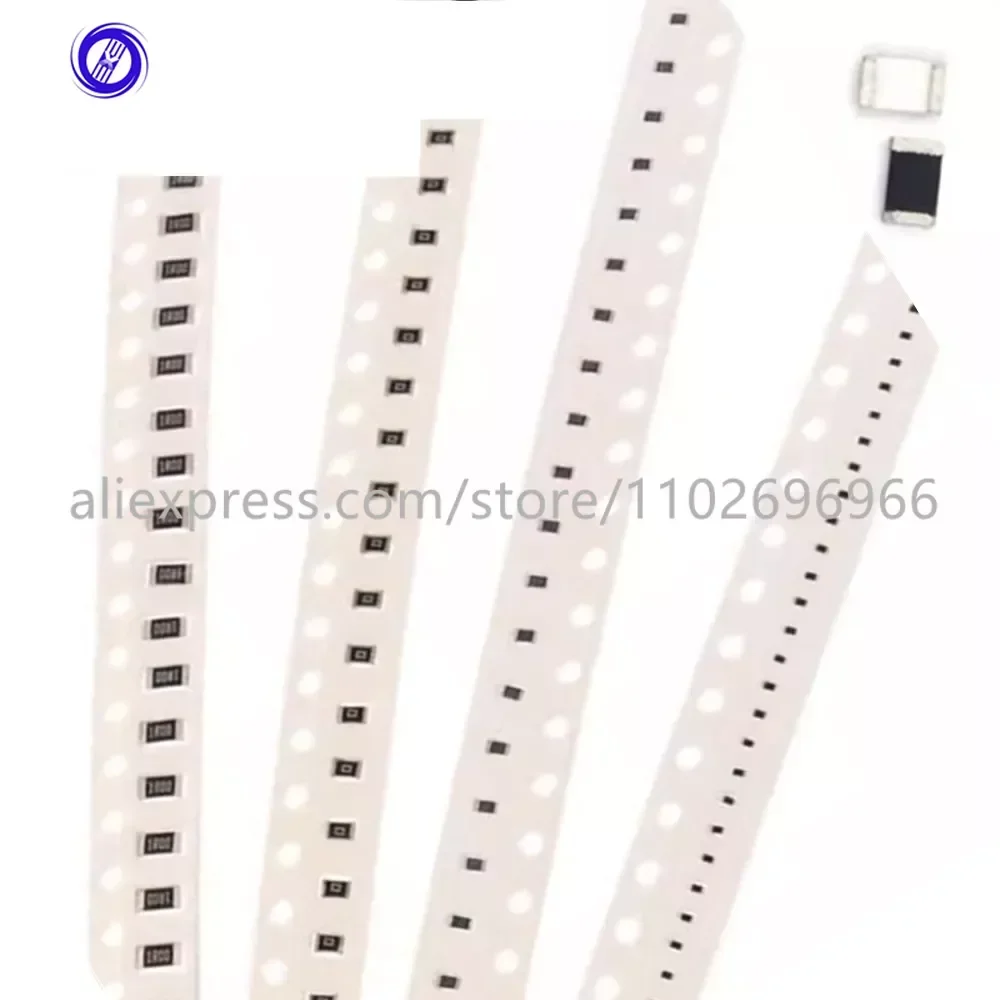 SMD المقاوم 0805(2012) 1% 1/8 واط 0.125 واط 10 11 12 13 15 16 18 20 22 24 27 30 33 36 39 43 47 51 56 62 68 75 82 91 K أوم
