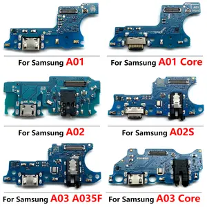 Bilashmart USB Charging Port Charger Board Flex Cable Samsung A01 A02 A10 A11 A12 Dock Plug Connector With Microphone