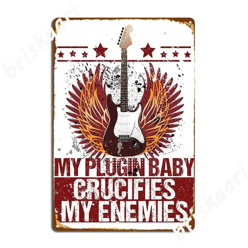 Muse My Plugin Baby Crucifies Poster Metal Plaque Personalized Wall Decor Kitchen Wall Pub Tin Sign Poster