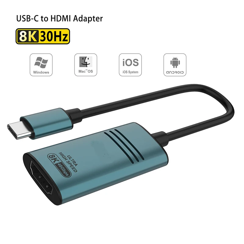 Sharing switch Plug and Play USB-C to HDMI-compatible Adapter Synchronization Controller USB HUB video converter external screen