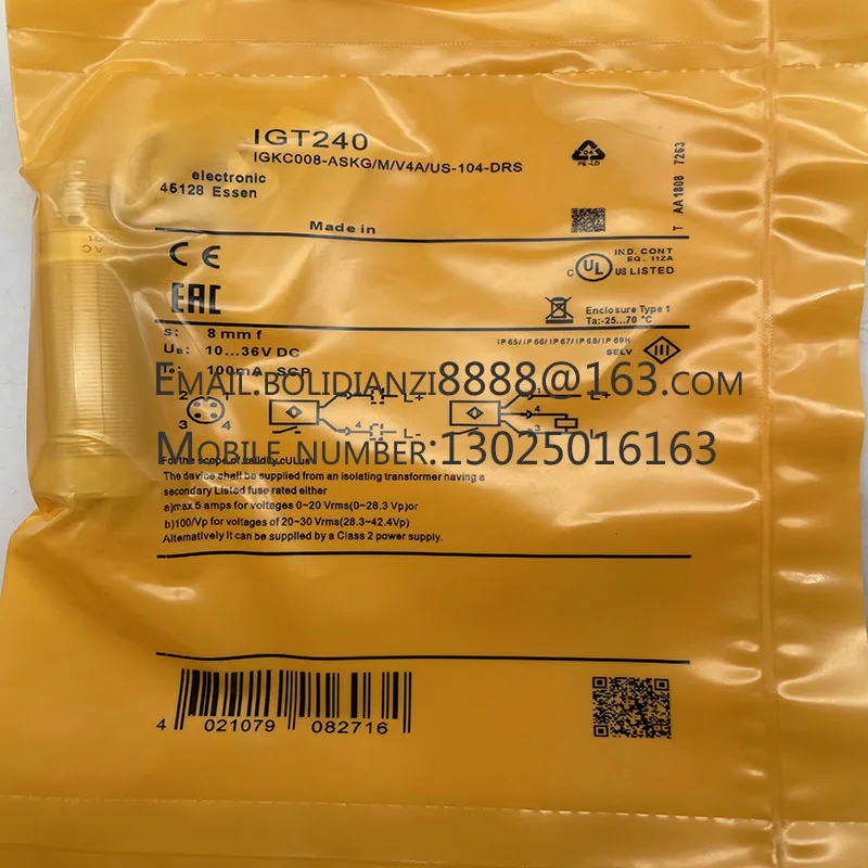 

The brand-new original sensor IGT001 IGT002 warranty for one year in stock