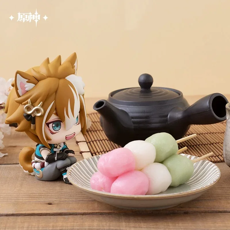 Pre Sale miHoYo Official Genuine Genshin Impact Lookup Q Version Figurine Gorou Ornaments Cosplay Anime Game Secondary Gifts