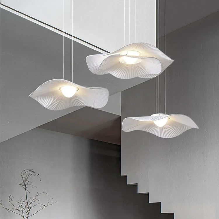 

Nordic LED lotus leaf lamp modern simple girl ins style creative personality lighting restaurant pendant lamp master bedroom