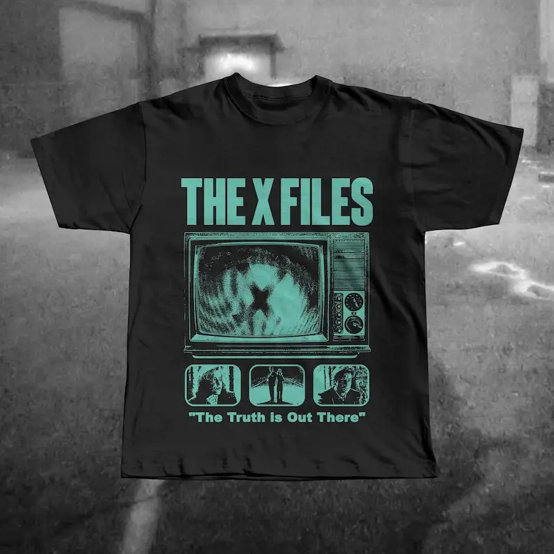 The X-Files 90s Sci-Fi TV Series T-Shirt, Paranormal Conspiracy Retro Tee