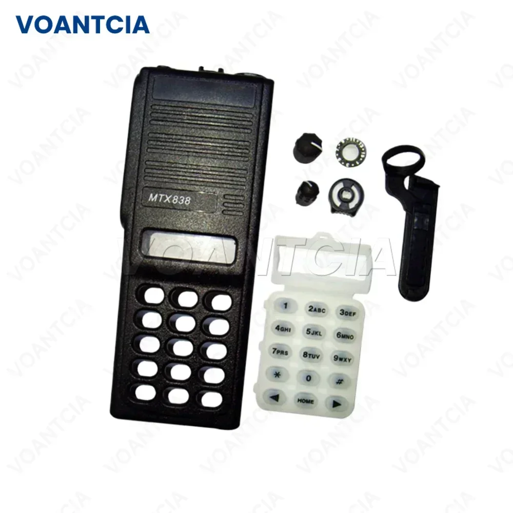 

5sets Front Housing Case Cover Shell Knob For Motorola MTX838 MTS2000 Radio Walkie Talkie Accessories