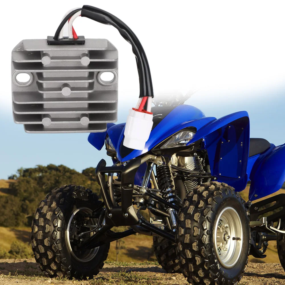 

Совместим с регулятором выпрямителя напряжения Yamaha YFM125R Raptor 125 2011-2013, 2PA-81960-00 6G8-81960-A1, алюминиевый сплав
