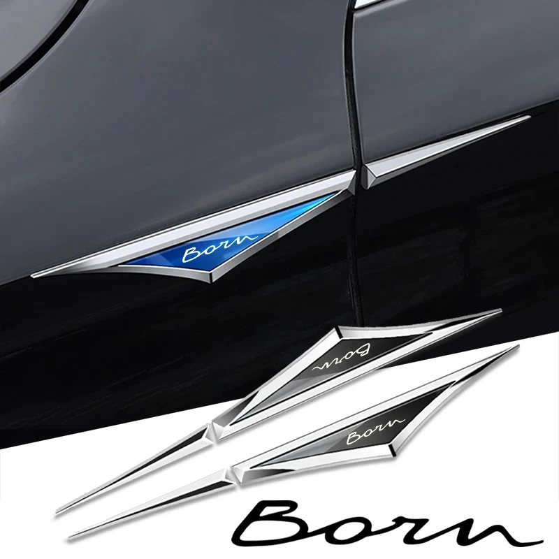 

2pcs alloy car stickers car accsesories accessory for cupra born