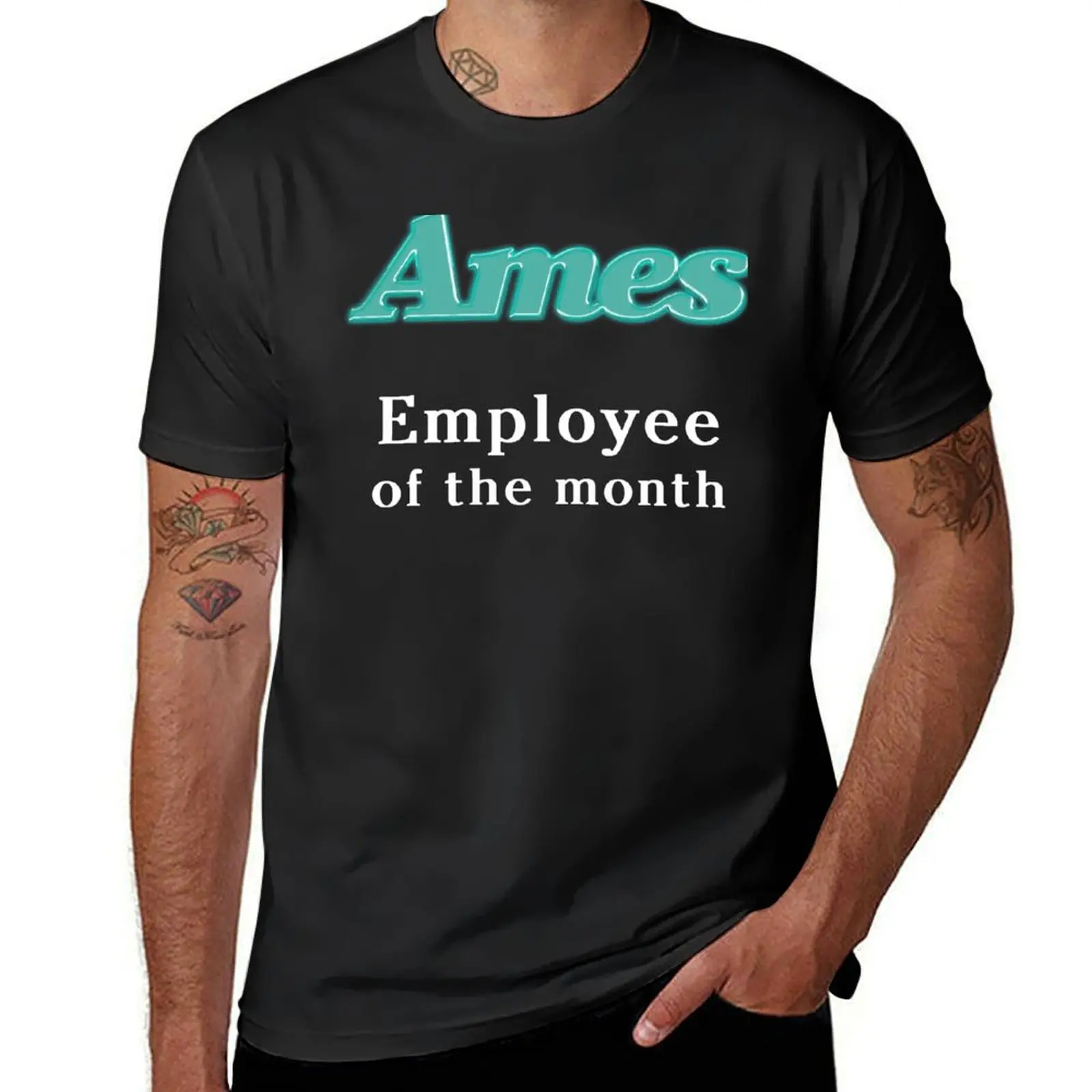 Ames Department Store Employee of the Month T-Shirt customizeds kawaii clothes tees mens plain t shirts