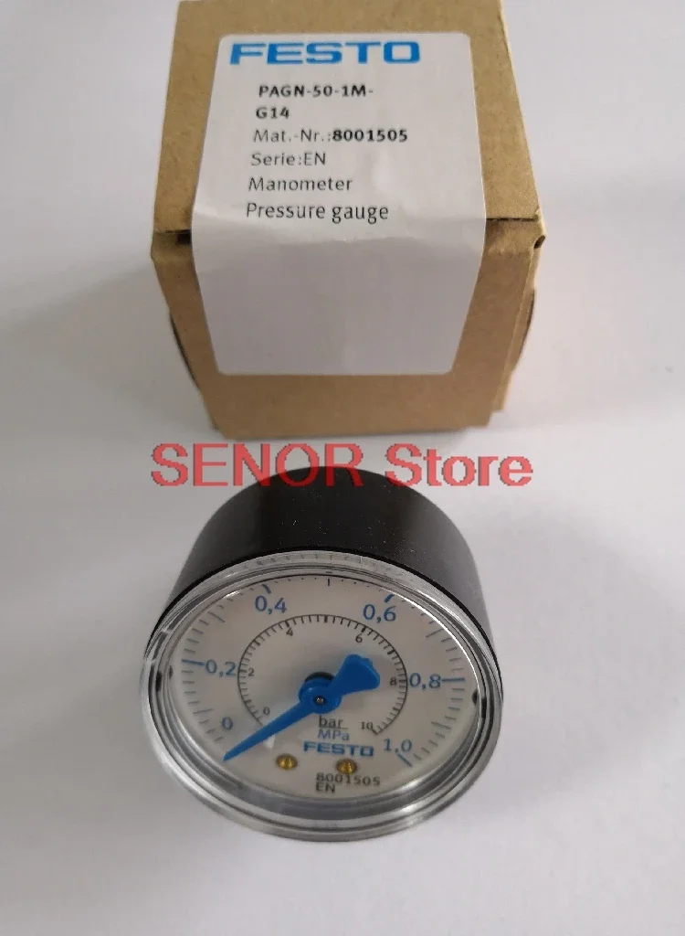 

Brand new original pressure gauge PAGN-50-1M-G14 (8001505)