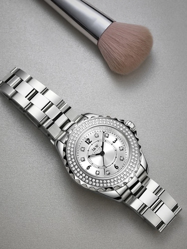 CARNIVAL Fashion Quartz Watches for Woman High End Switzerland Watch Ladies Sapphire Glass Luminous Waterproof Reloj Para Mujer